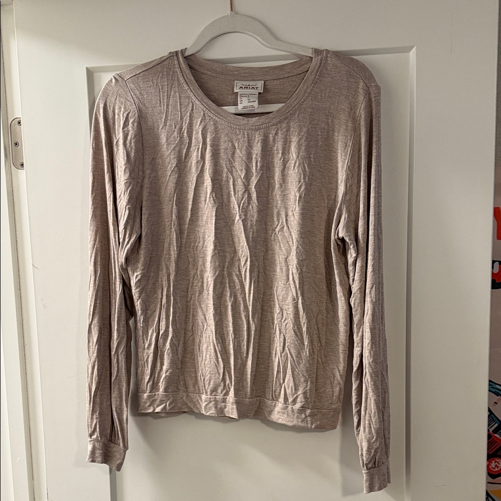 Ariat Taupe Long Sleeve Shirt